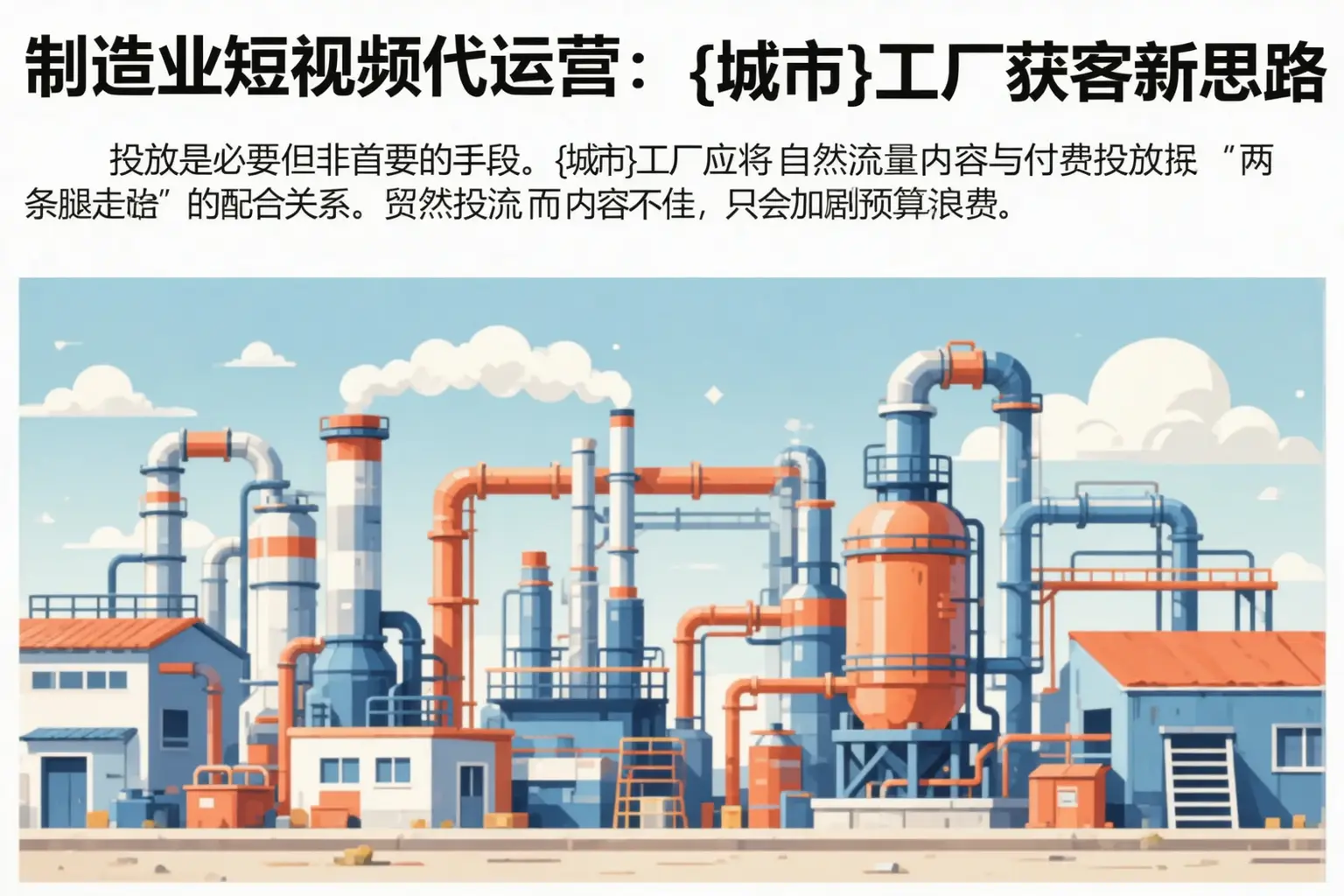 制造业短视频代运营：未央工厂获客新思路